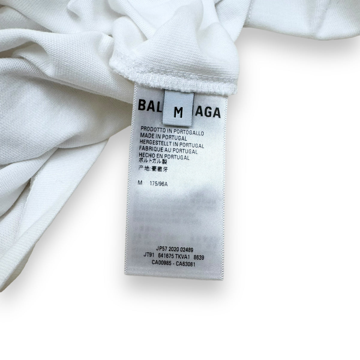BALENCIAGA OVERSIZED SMILEY T-SHIRT WHITE M