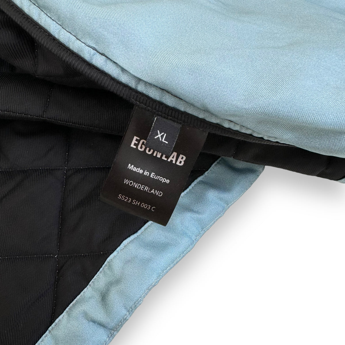 EGONLAB WONDERLAND QUILTED JACKET SHIRT BLUE XL