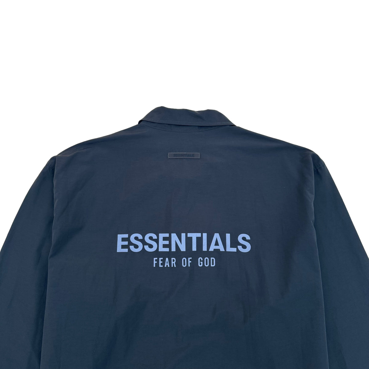 ESSENTIALS FEAR OF GOD NYLON COACH JACKET BLACK XL