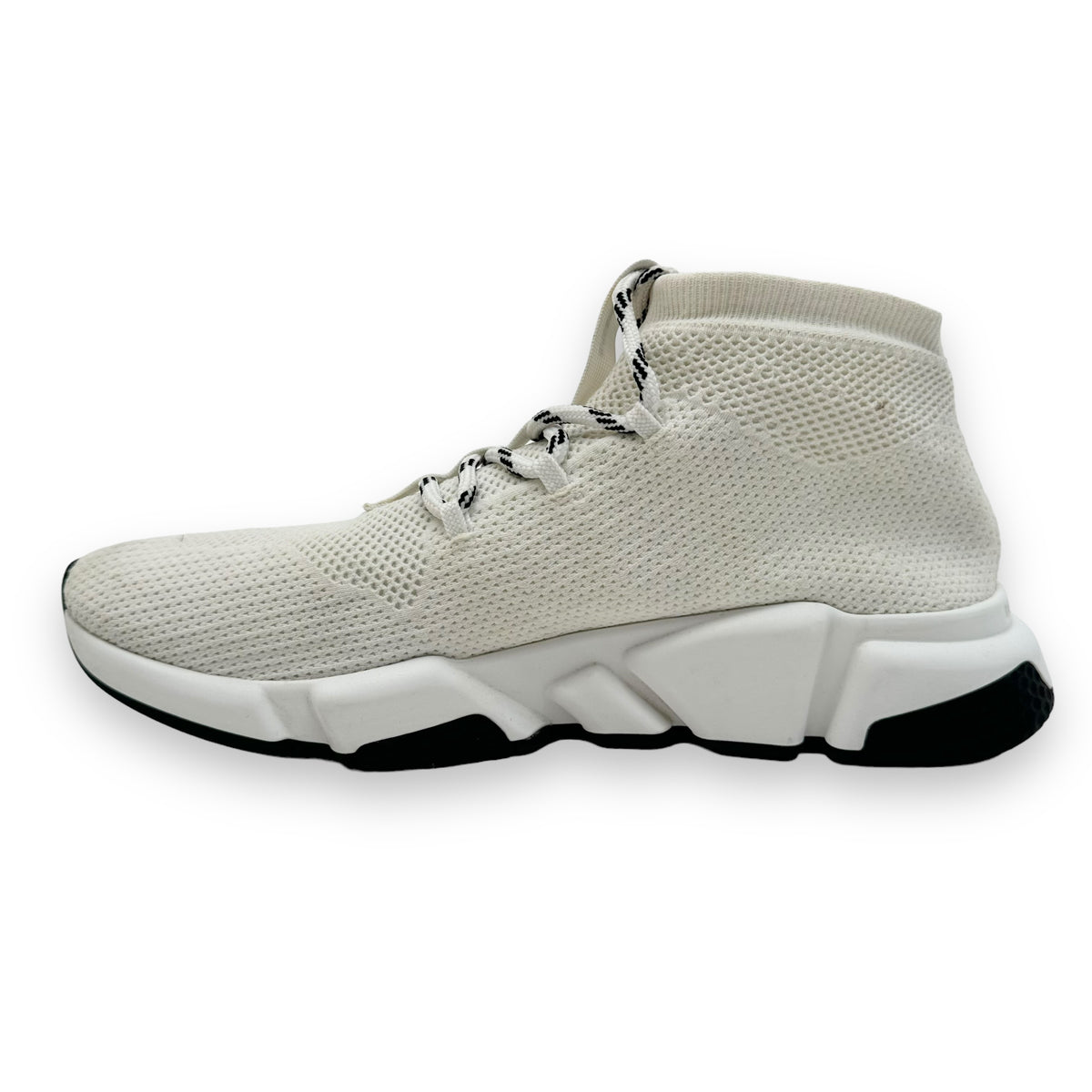 BALENCIAGA SPEED LACE UP SNEAKER WHITE UK9