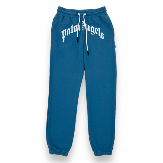 PALM ANGELS LOGO SWEATPANTS BLUE M