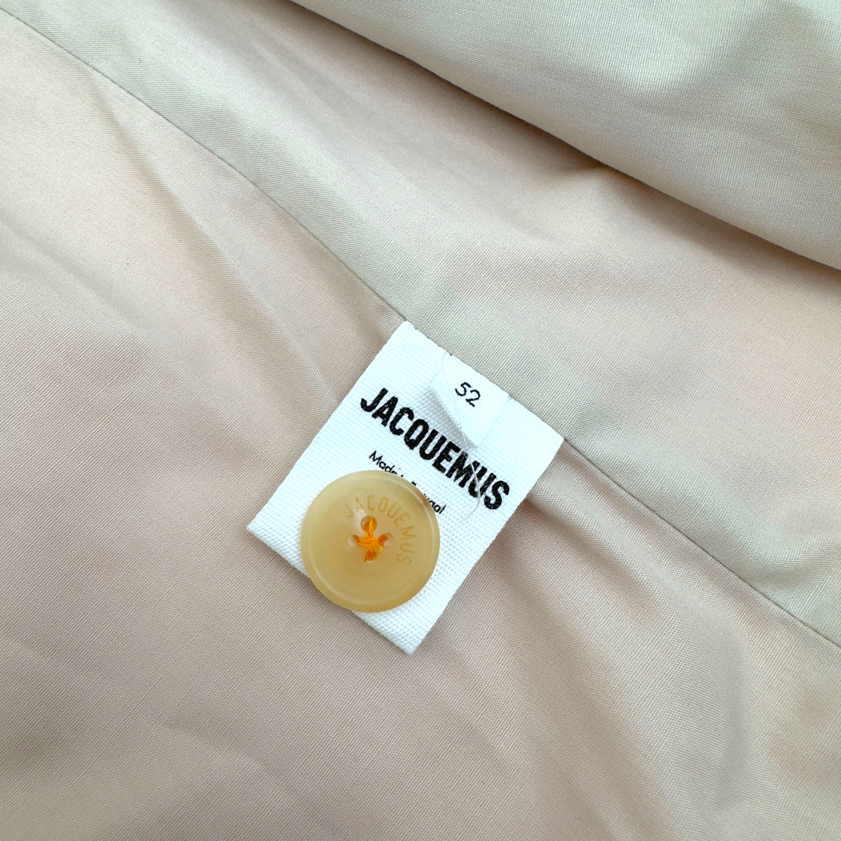 JACQUEMUS 'LE SPLASH' LA VESTE BACIO BLAZER ORANGE L