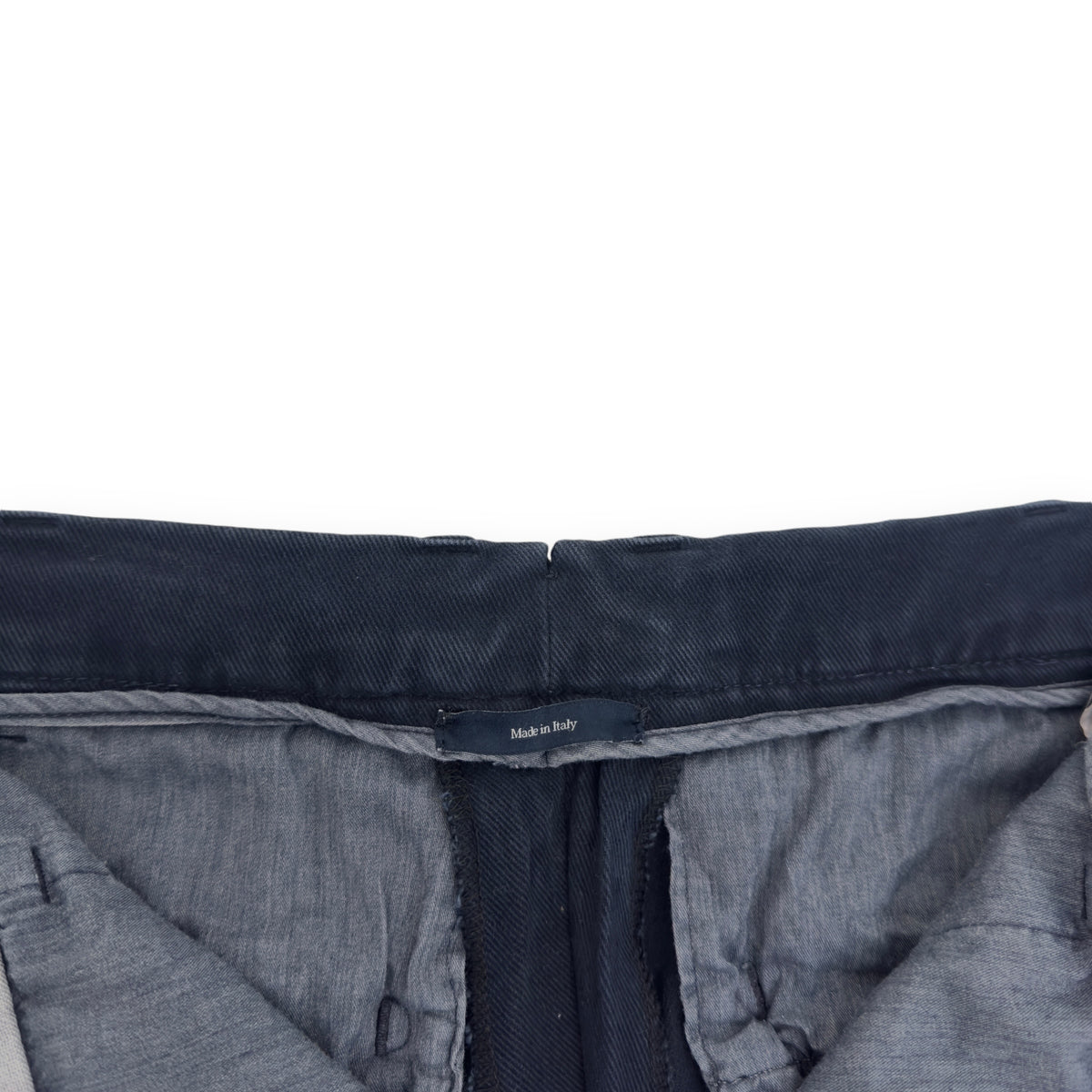 THOM SWEENEY COTTON TROUSERS BLUE 32”