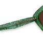 MIU MIU CORE COLLECTION GLITTER SUNGLASSES GREEN / BROWN O/S