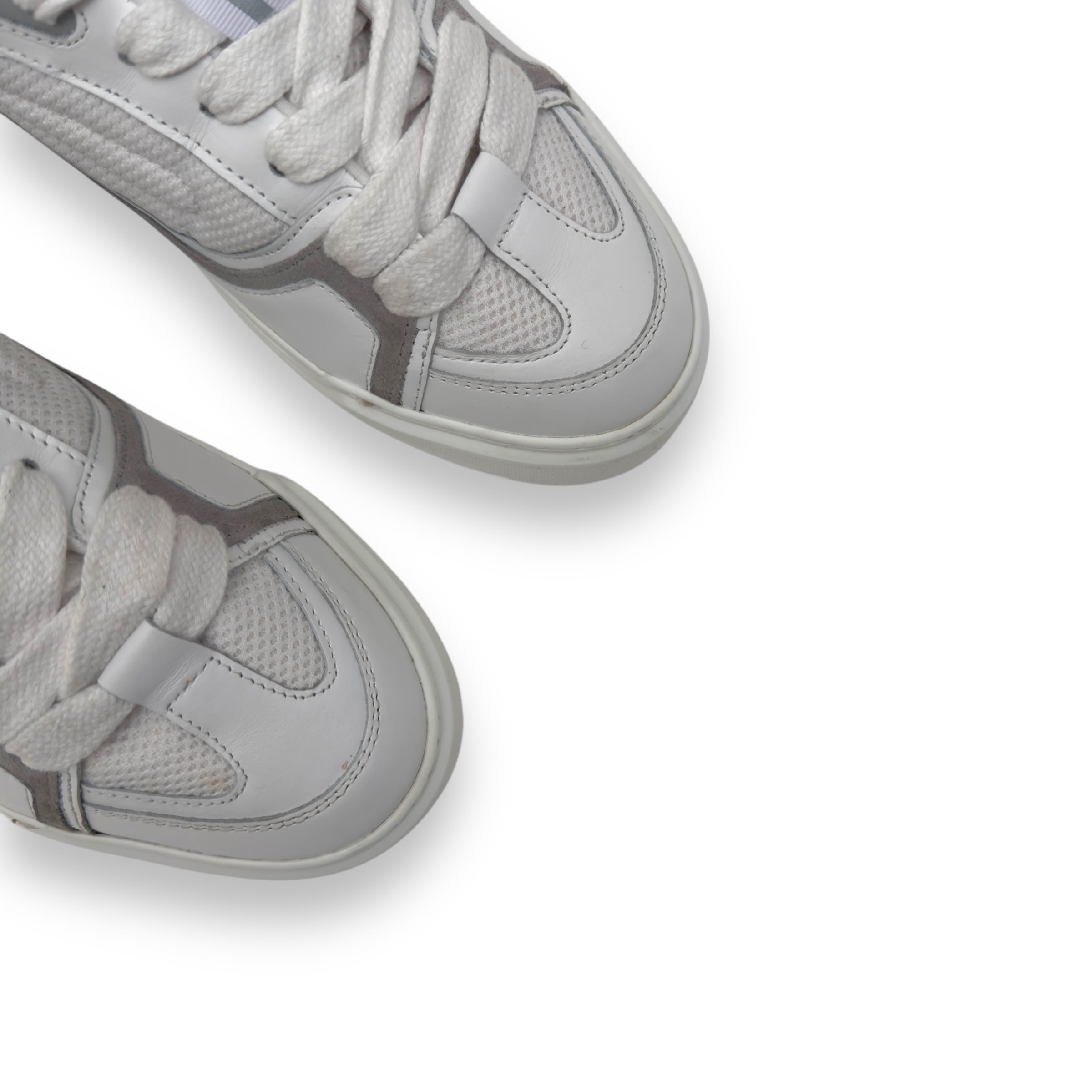 CLEENS ESSENTIALS SKATE SNEAKER FROST WHITE UK11