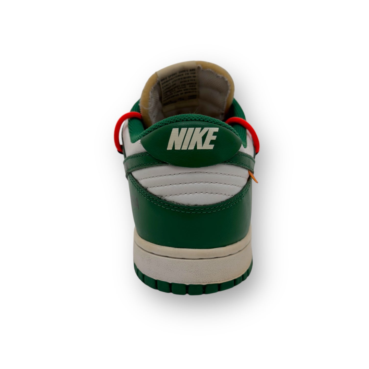 OFF-WHITE X NIKE DUNK LOW SNEAKER PINE GREEN UK9.5