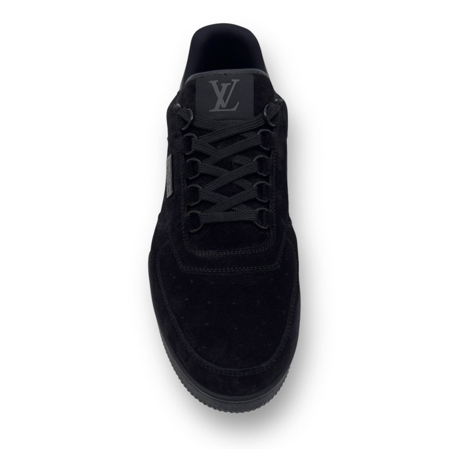 LOUIS VUITTON LV SUEDE SNEAKER BLACK UK8