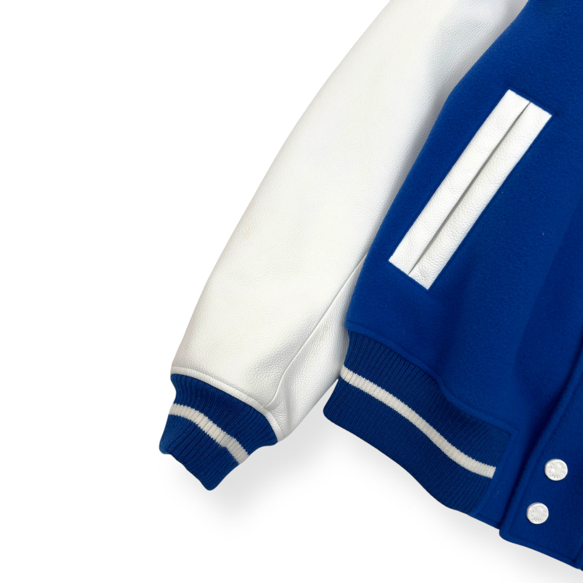 LOUIS VUITTON PUPPET VARSITY JACKET BLUE / WHITE 48 / S