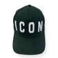 DSQUARED2 ICON BASEBALL CAP GREEN O/S