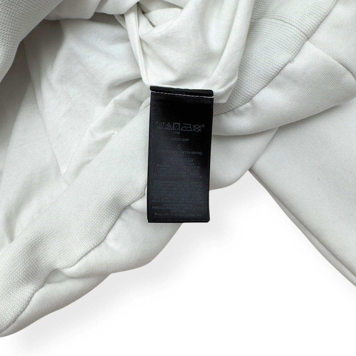 YEEZY GAP OVERSIZED DOVE HOODIE WHITE XL