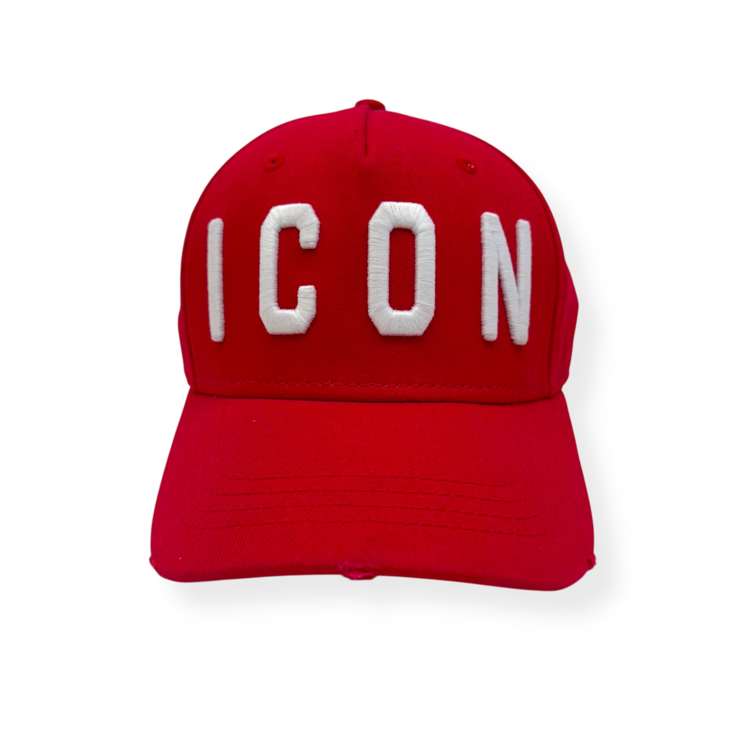 DSQUARED2 ICON BASEBALL CAP RED / WHITE O/S