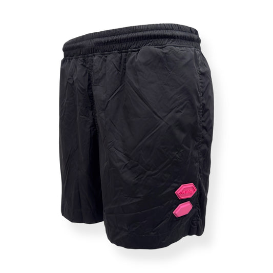 OFF-WHITE SWIM SHORTS BLACK / PINK XS