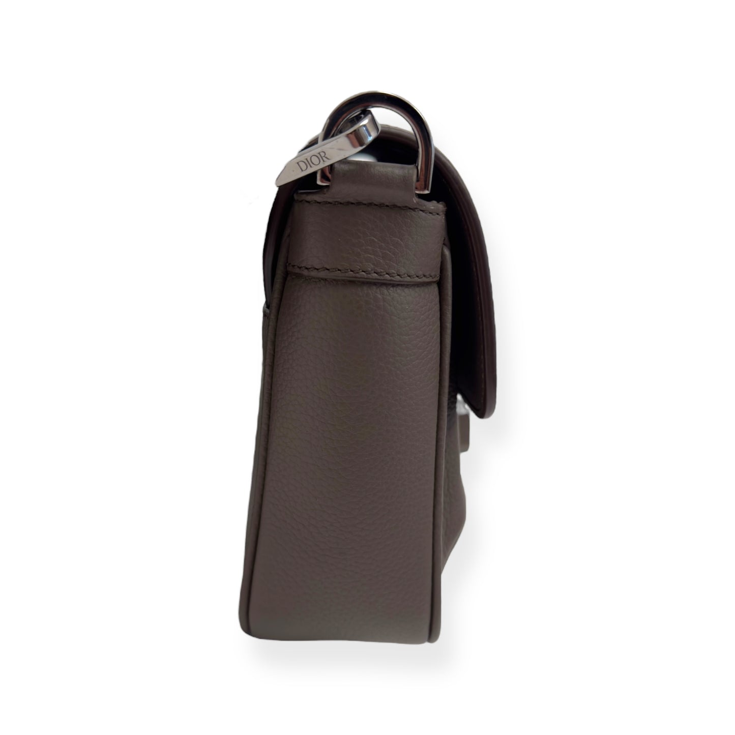 DIOR HIT THE ROAD GRAINED CALFSKIN SHOULDER BAG BROWN S