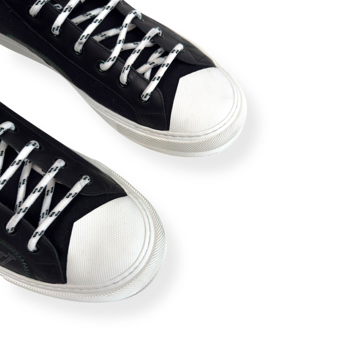 LOUIS VUITTON HIGH TOP SNEAKER BLACK / WHITE UK9