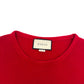 GUCCI PATCH DETAILED SWEATER RED L