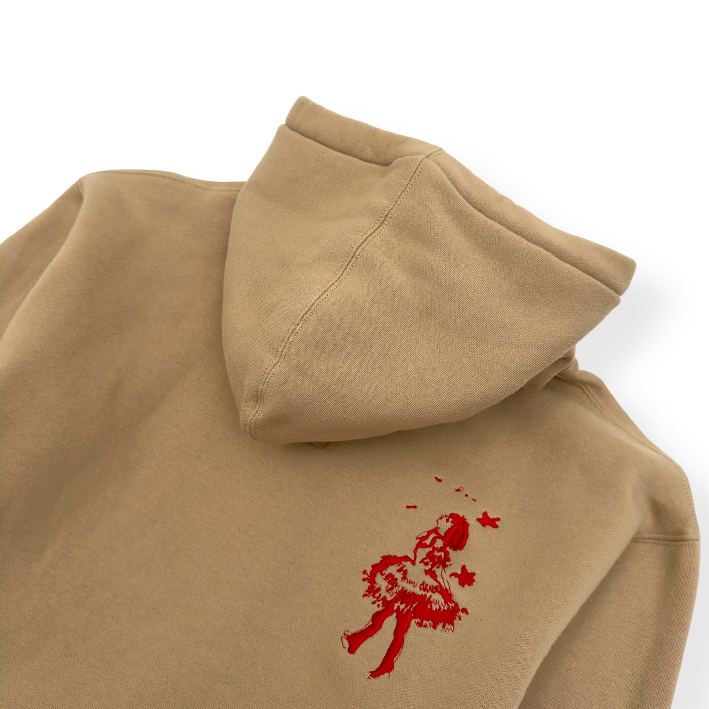 KID SUPER SUPER HOODIE BEIGE L
