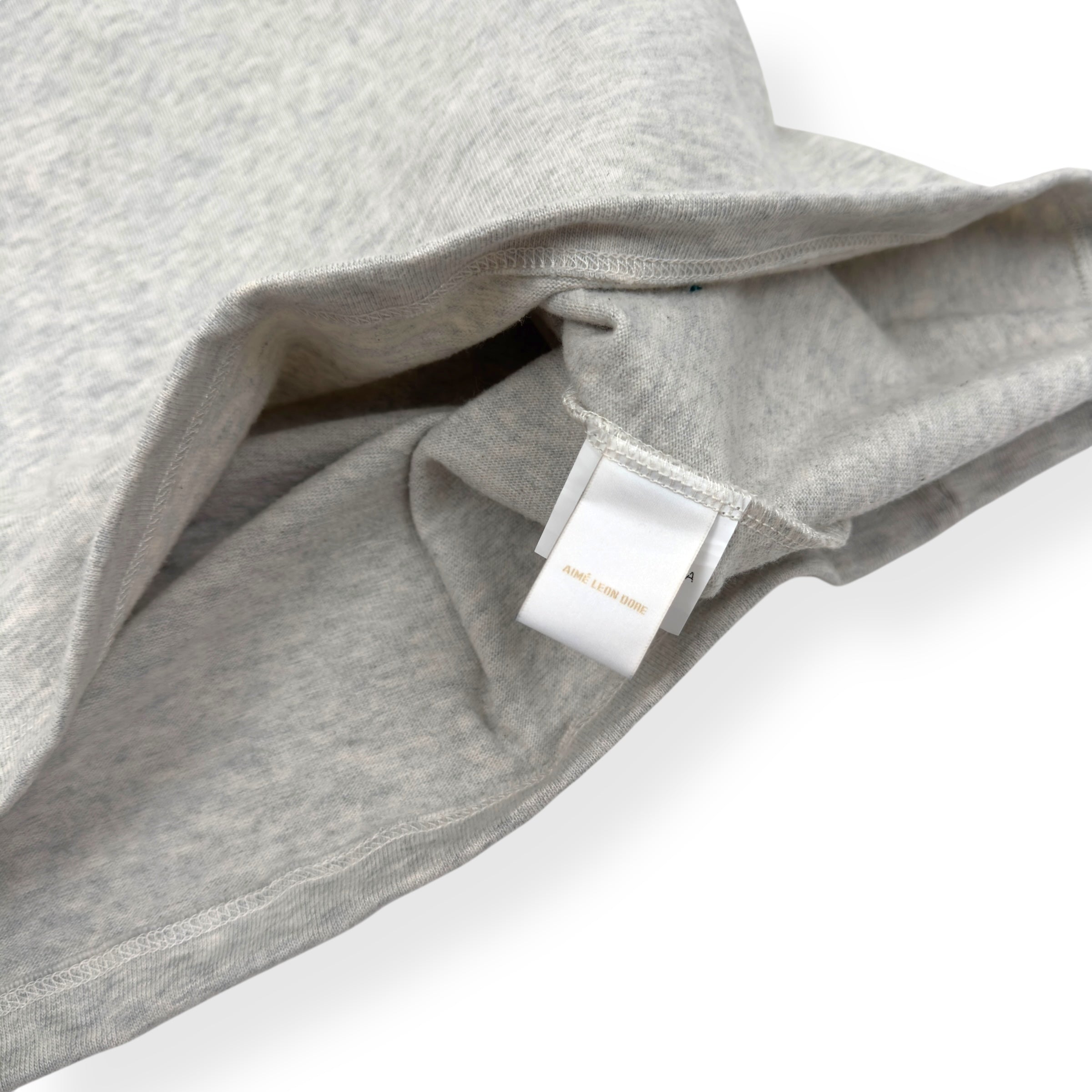 AIMÉ LEON DORE COTTON T-SHIRT GREY L