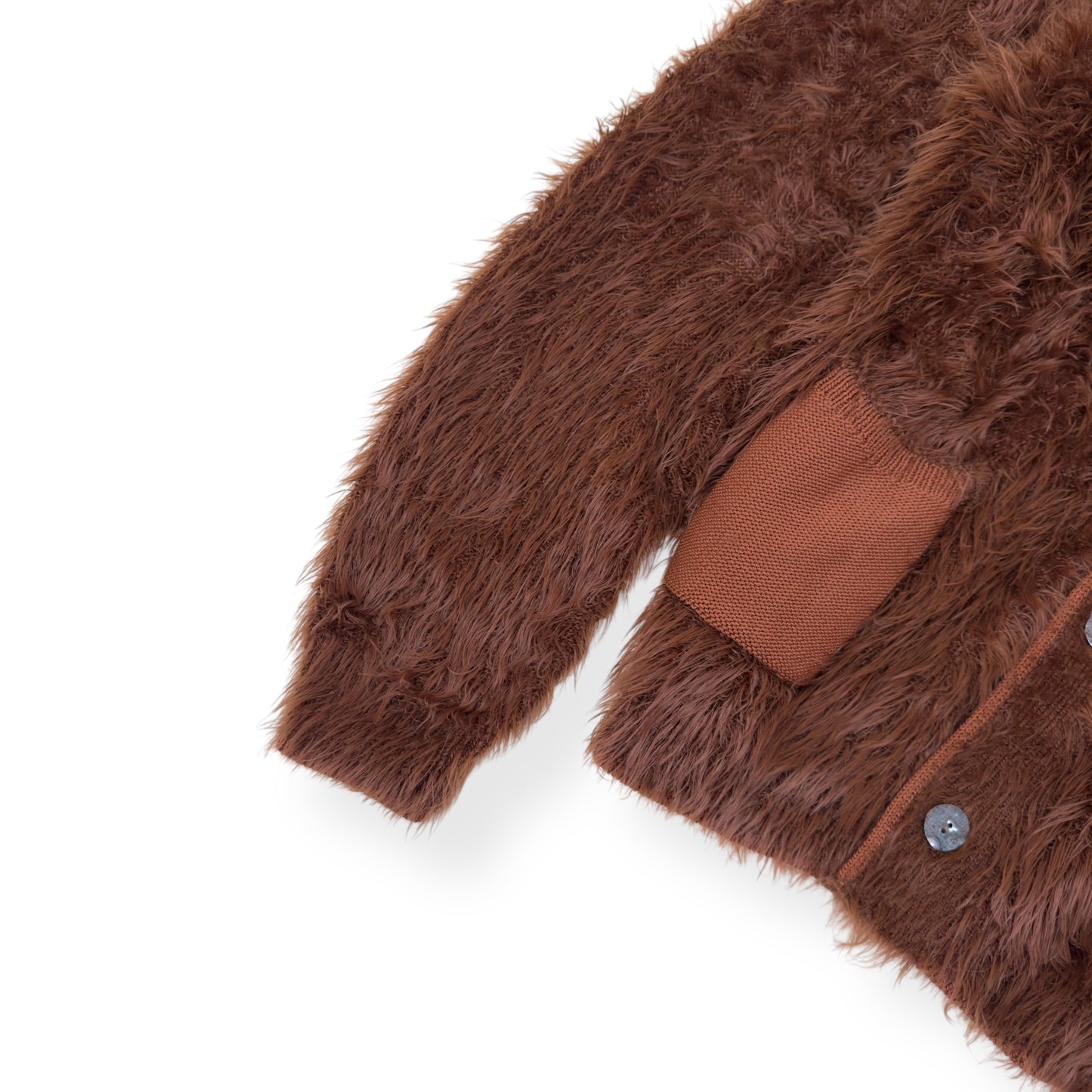 ACNE STUDIOS KELFI CARDIGAN BROWN M