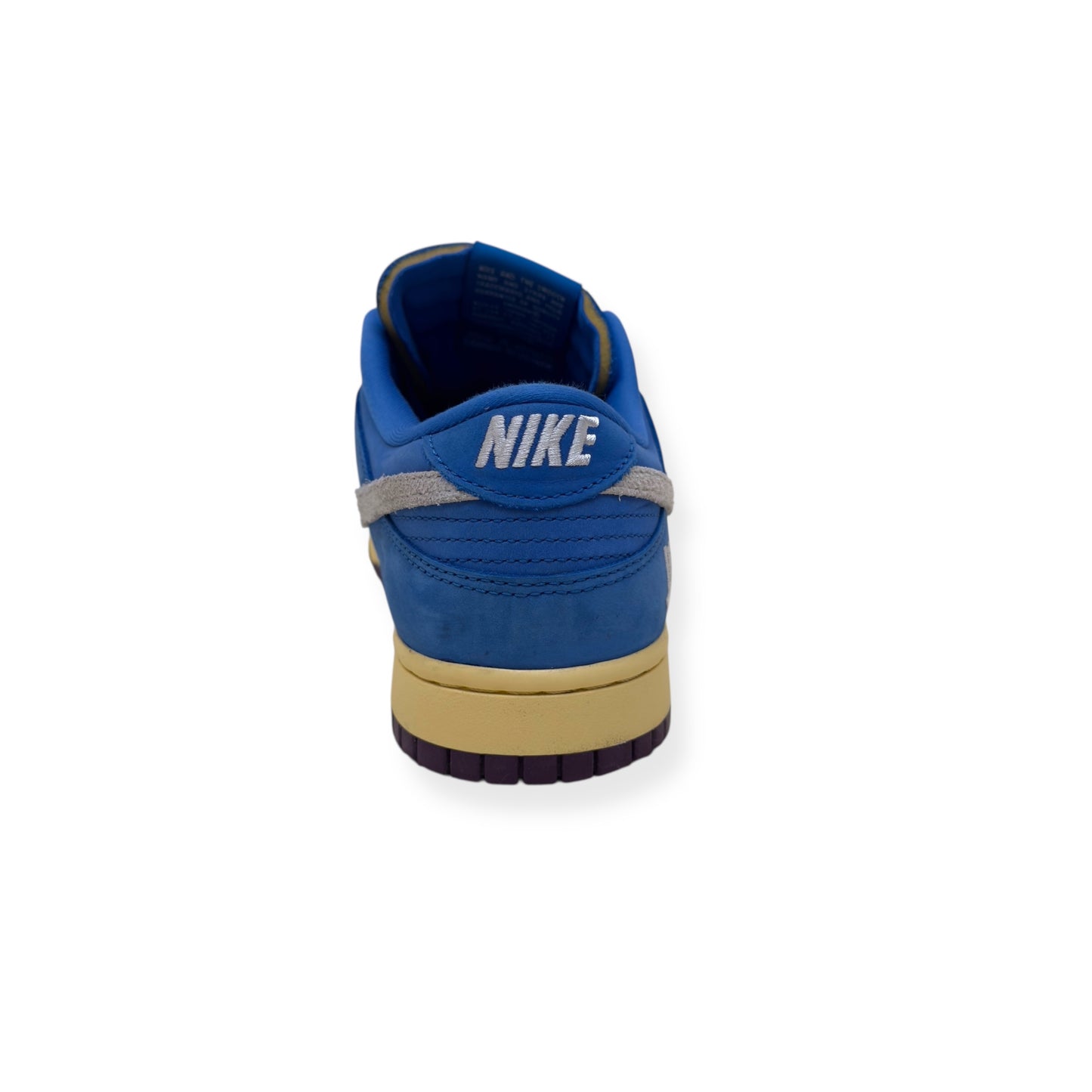 NIKE X UNDEFEATED DUNK LOW SP SNEAKER BLUE / PURPLE UK8