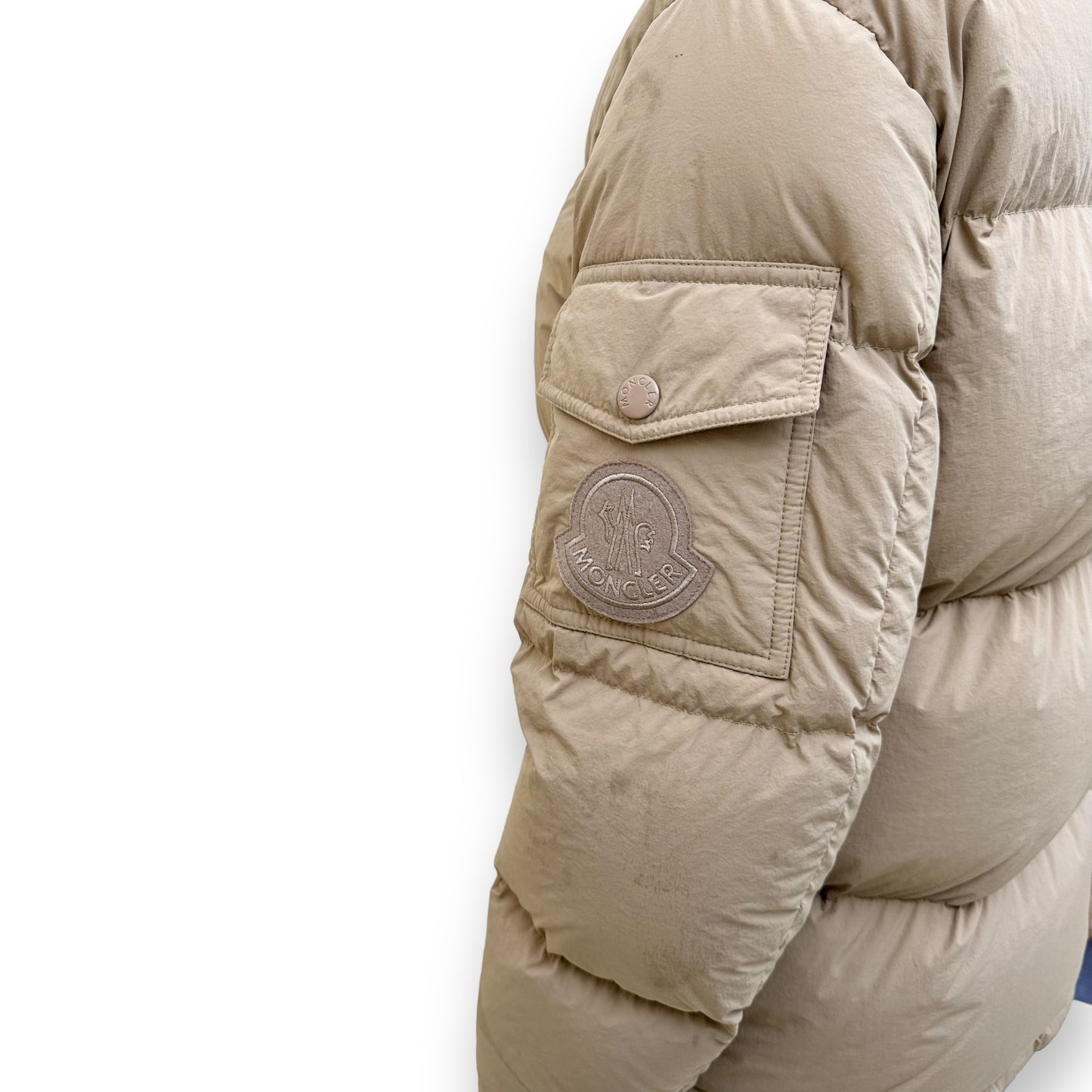 MONCLER BADYMORE GIUBBOTTO PUFFER JACKET BEIGE XS