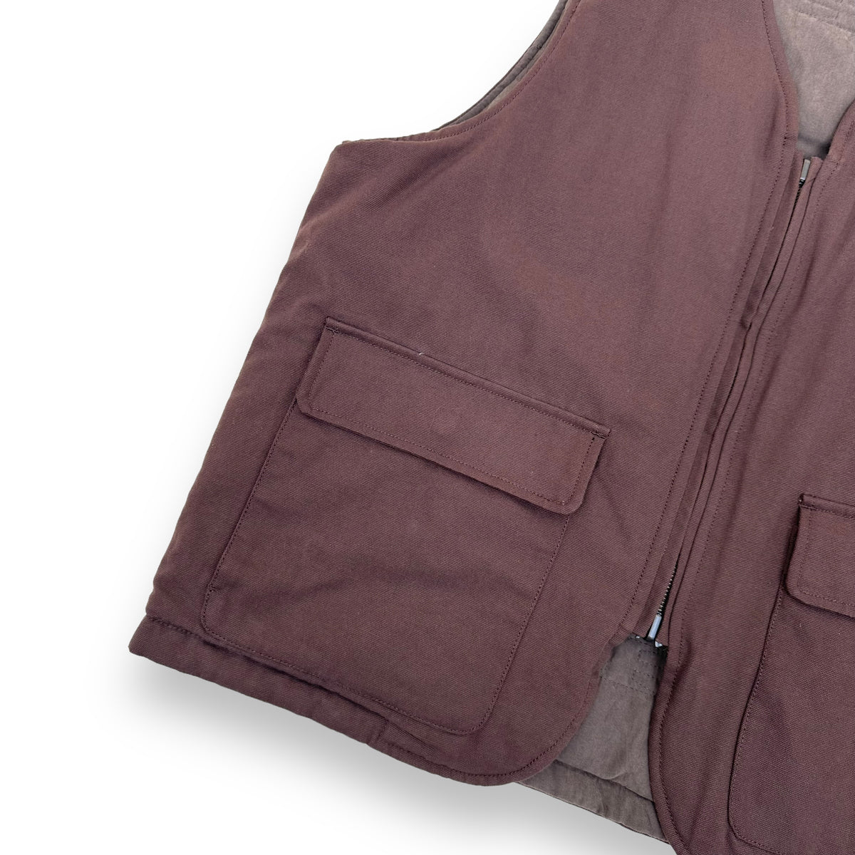 HONOR THE GIFT REVERSIBLE VEST BROWN L