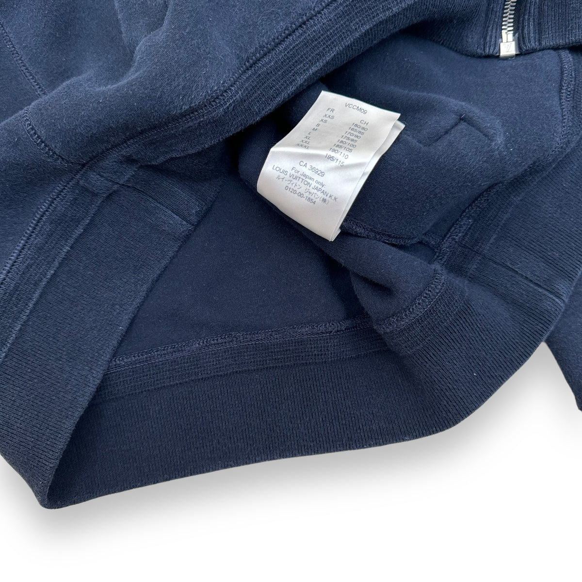 LOUIS VUITTON HOODIE NAVY XL