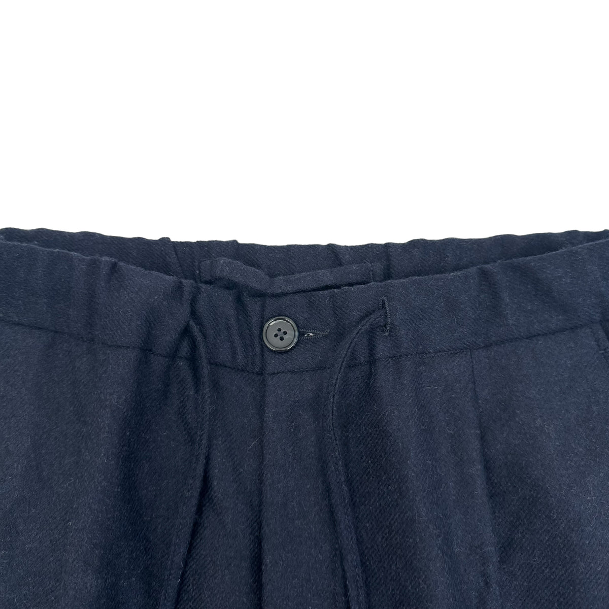 THOM SWEENEY WOOL / CASHMERE DRAWSTRING TROUSERS L