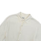 SANDRO TEXTURED SHORT SLEEVE SHIRT OFF-WHITE M