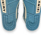 AMIRI SKEL TOP HI POWDER HIGH TOP SNEAKER BLUE / WHITE UK10