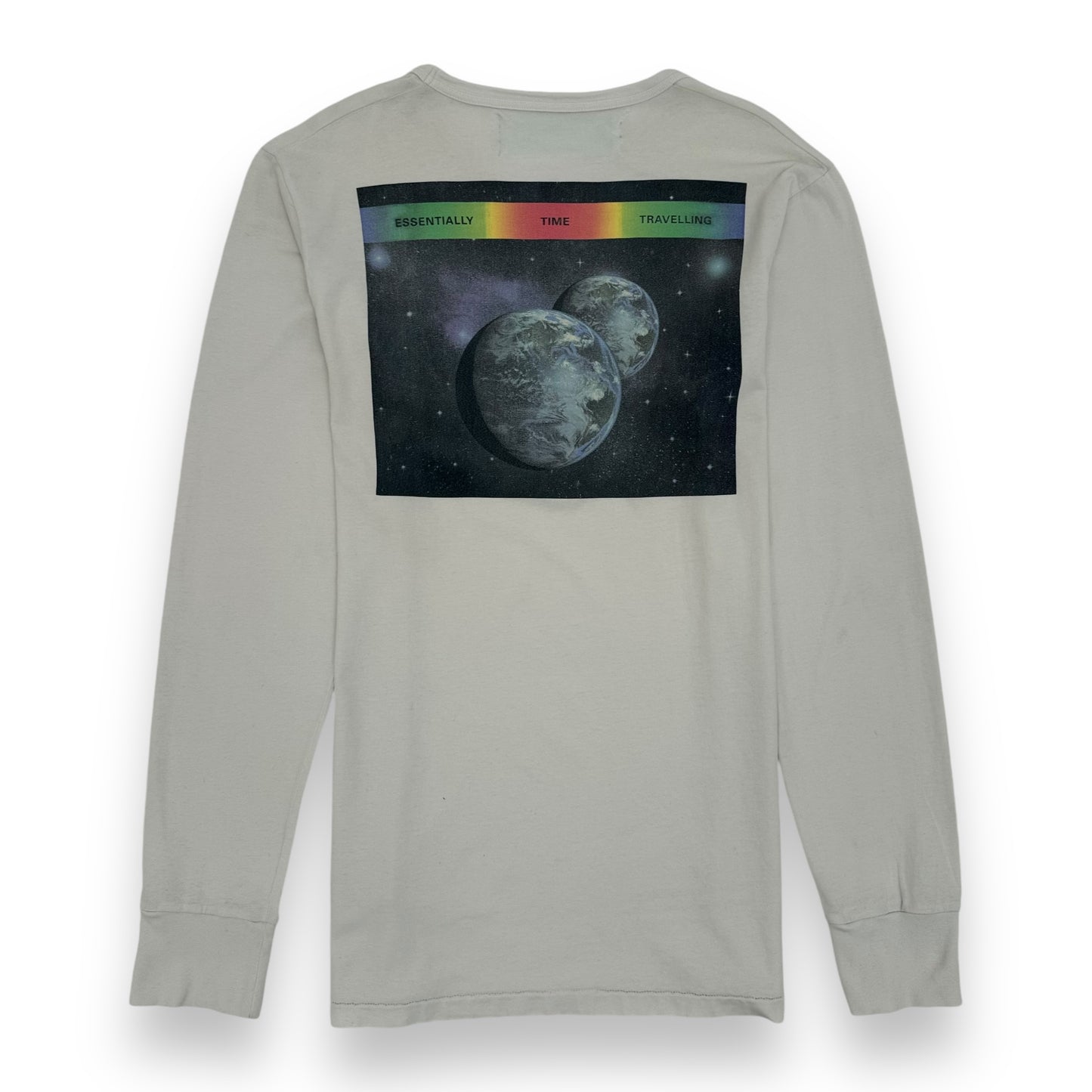 OFF-WHITE ART DAD LLC NEW SPACE LONG-SLEEVE T-SHIRT WHITE XL