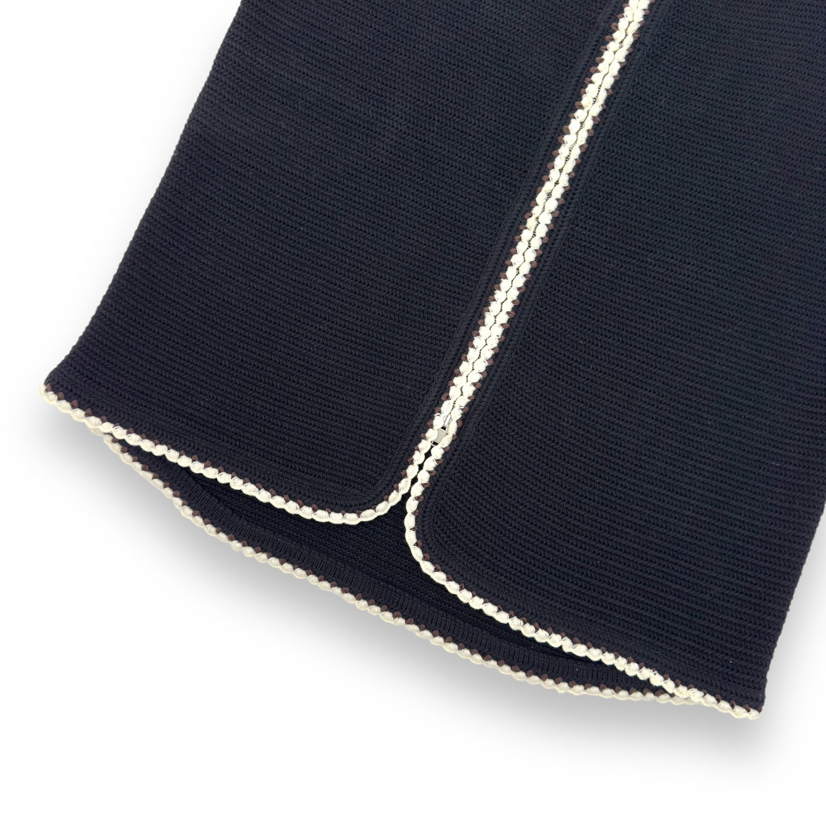 JIL SANDER PLUS RECYCLED KNIT VEST BLACK 52 / XL