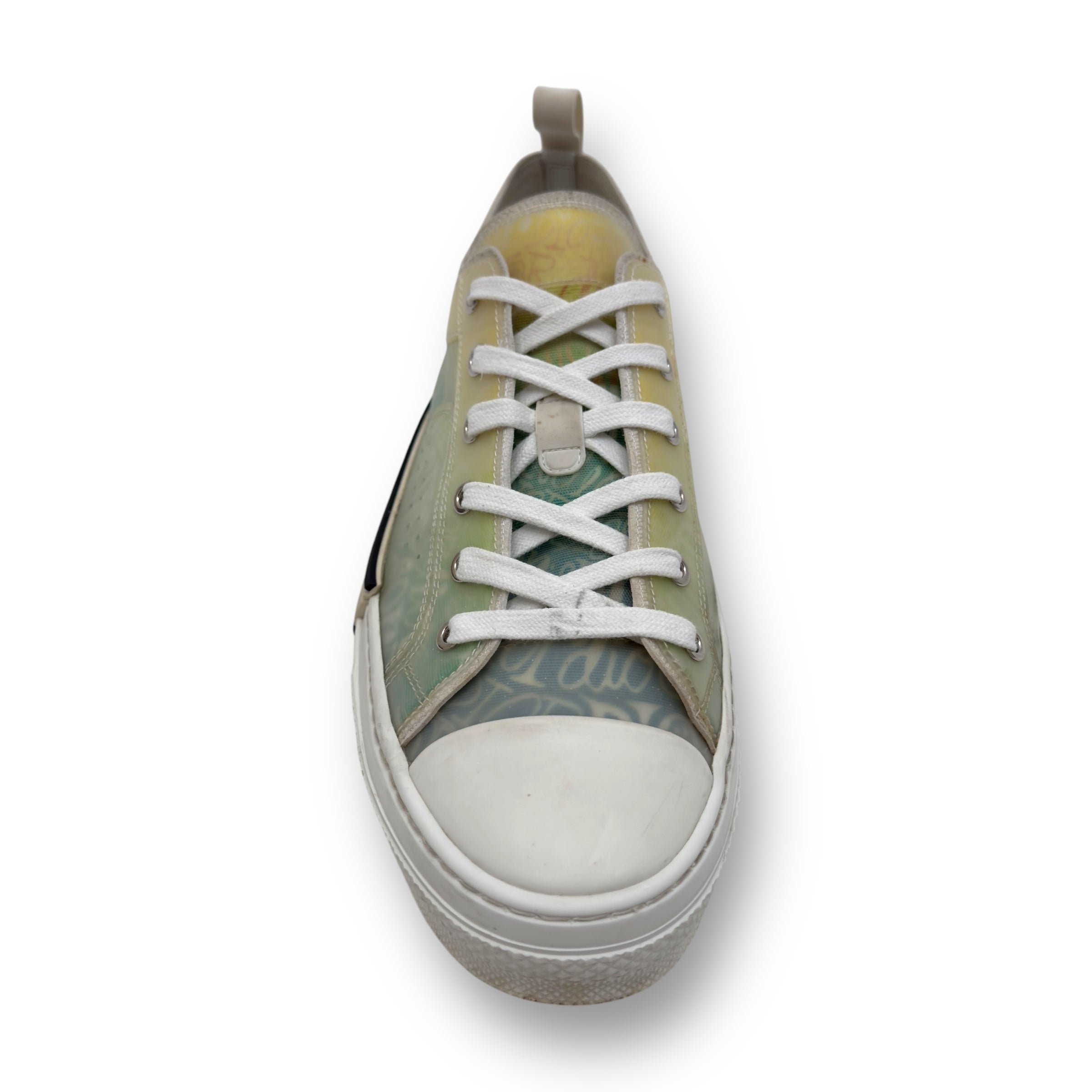 DIOR X SHAWN STUSSY B23 LOW-TOP SNEAKER BLUE / GREEN EU45 / UK11