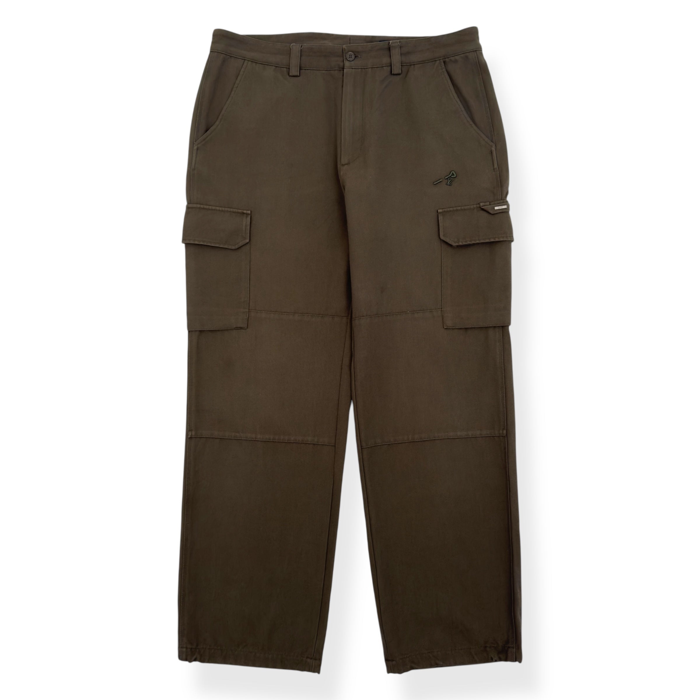 LOUIS VUITTON LVSE PANELLED CARGO PANTS KHAKI GREEN 44 / L