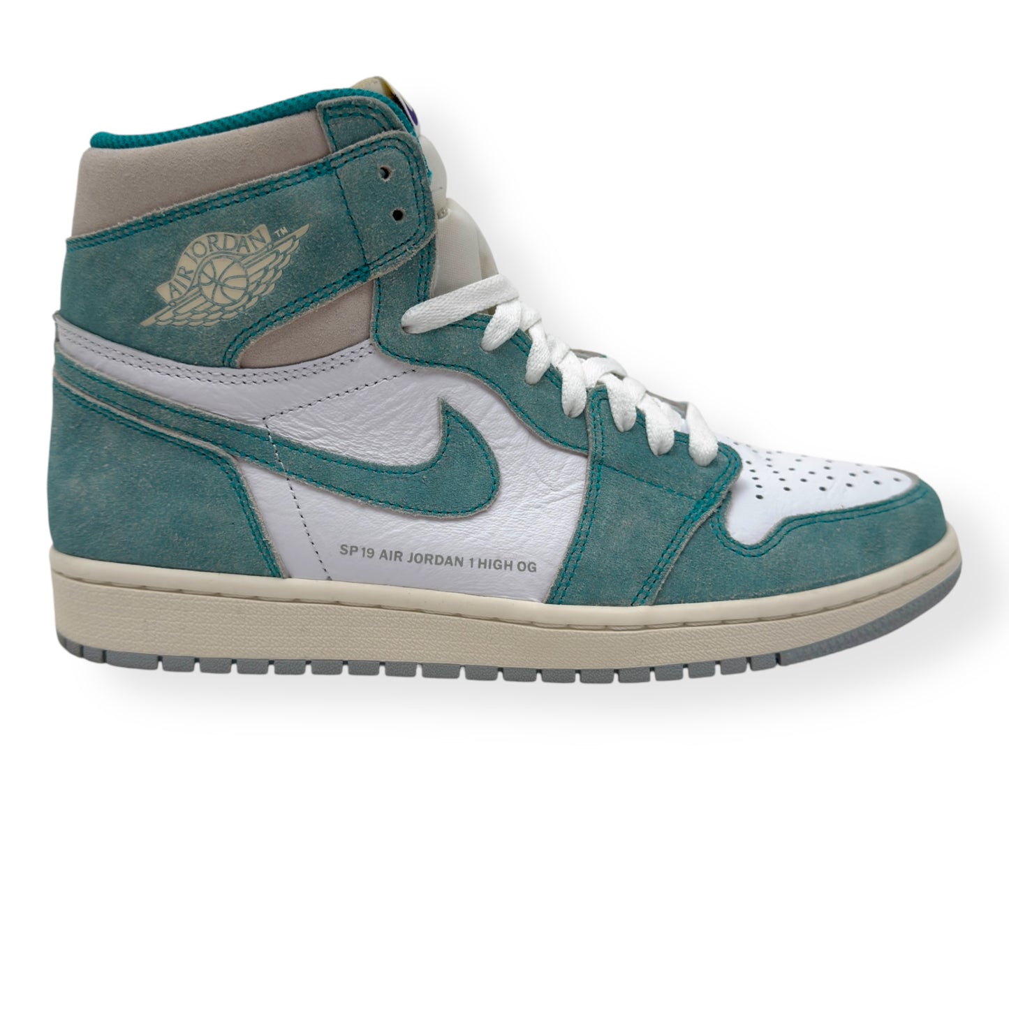 NIKE AIR JORDAN 1 RETRO HIGH OG SNEAKER TURBO GREEN UK9