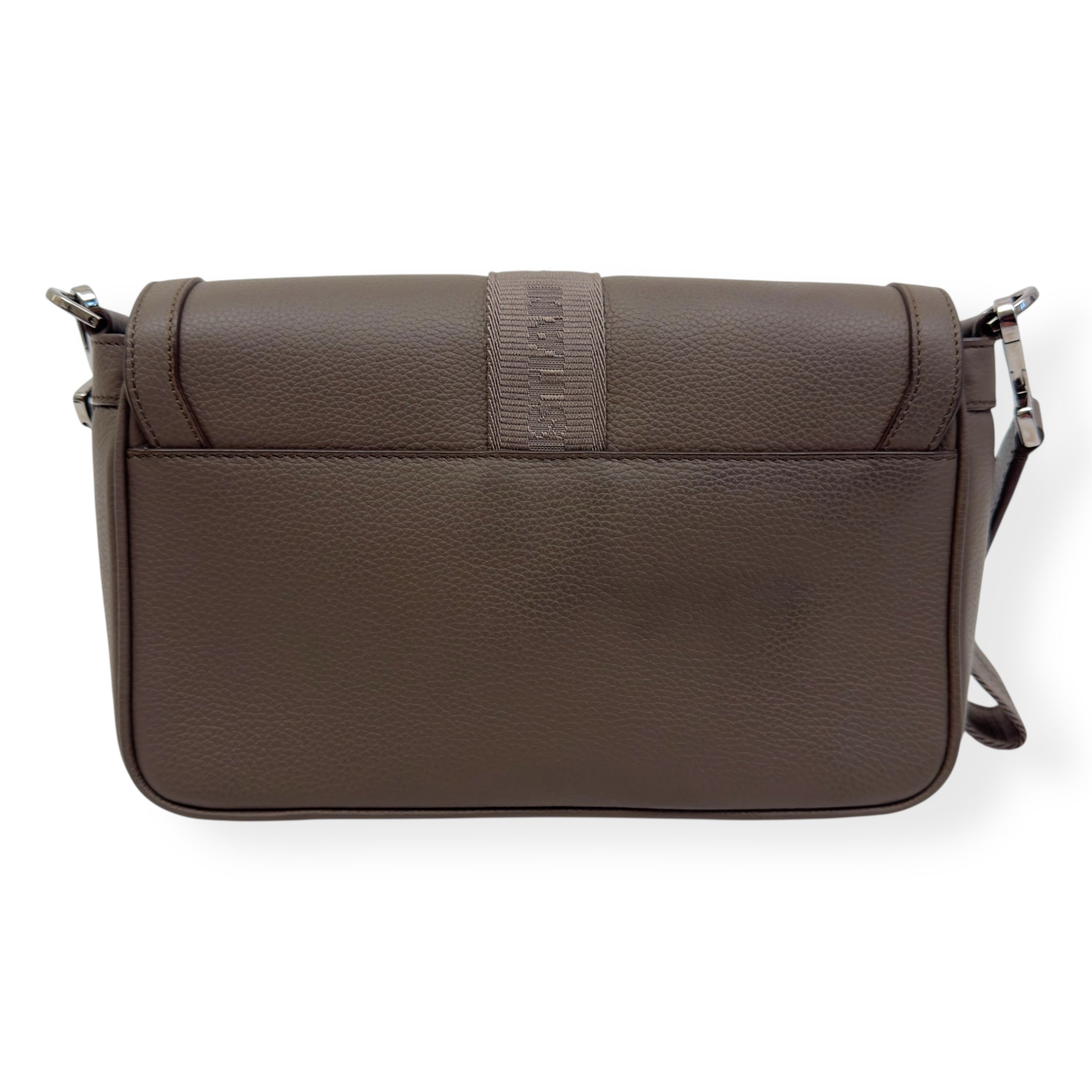 DIOR HIT THE ROAD GRAINED CALFSKIN SHOULDER BAG BROWN S