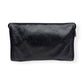 GUCCI GG EMBOSSED CLUTCH BAG BLACK S