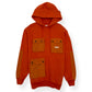 PALACE SS21 C-POCKET HOODIE ORANGE L