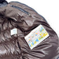 MONCLER MAYA HOODED SHORT DOWN PUFFER JACKET NAVY 5 / XL