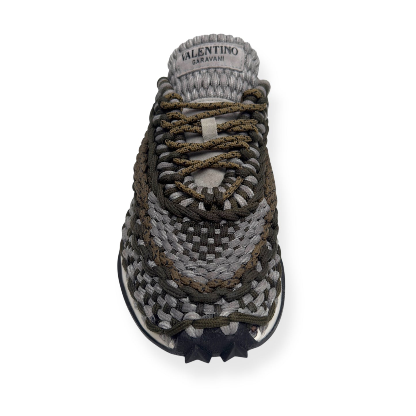 VALENTINO GARAVANI CROCHET LOW-TOP SNEAKERS 42 / UK8