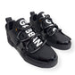 DOLCE & GABBANA PORTOFINO LEATHER SNEAKER BLACK UK9.5