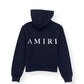 AMIRI MA CORE LOGO HOODIE BLACK / WHITE S