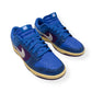 NIKE X UNDEFEATED DUNK LOW SP SNEAKER BLUE / PURPLE UK8
