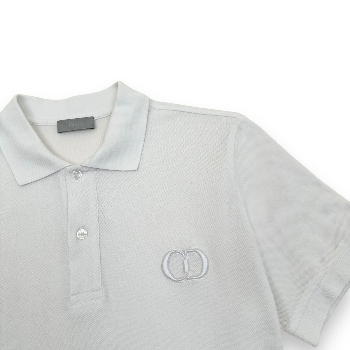 DIOR CD POLO SHIRT WHITE M