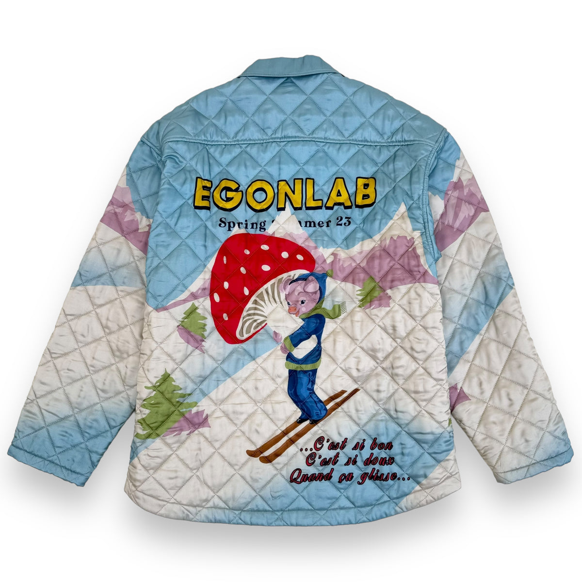 EGONLAB WONDERLAND QUILTED JACKET SHIRT BLUE XL