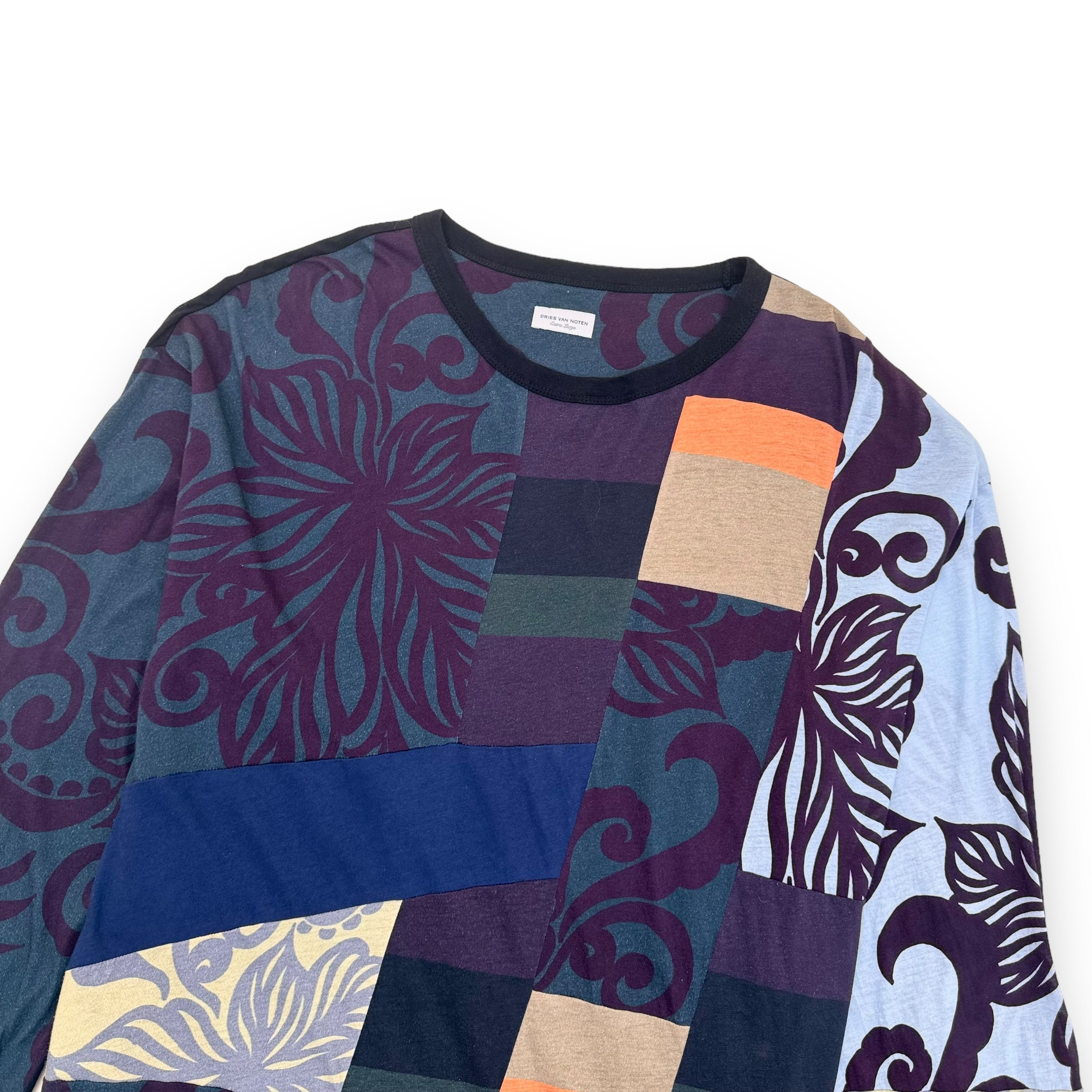 DRIES VAN NOTEN HAGER MULTI PATCH T-SHIRT XL