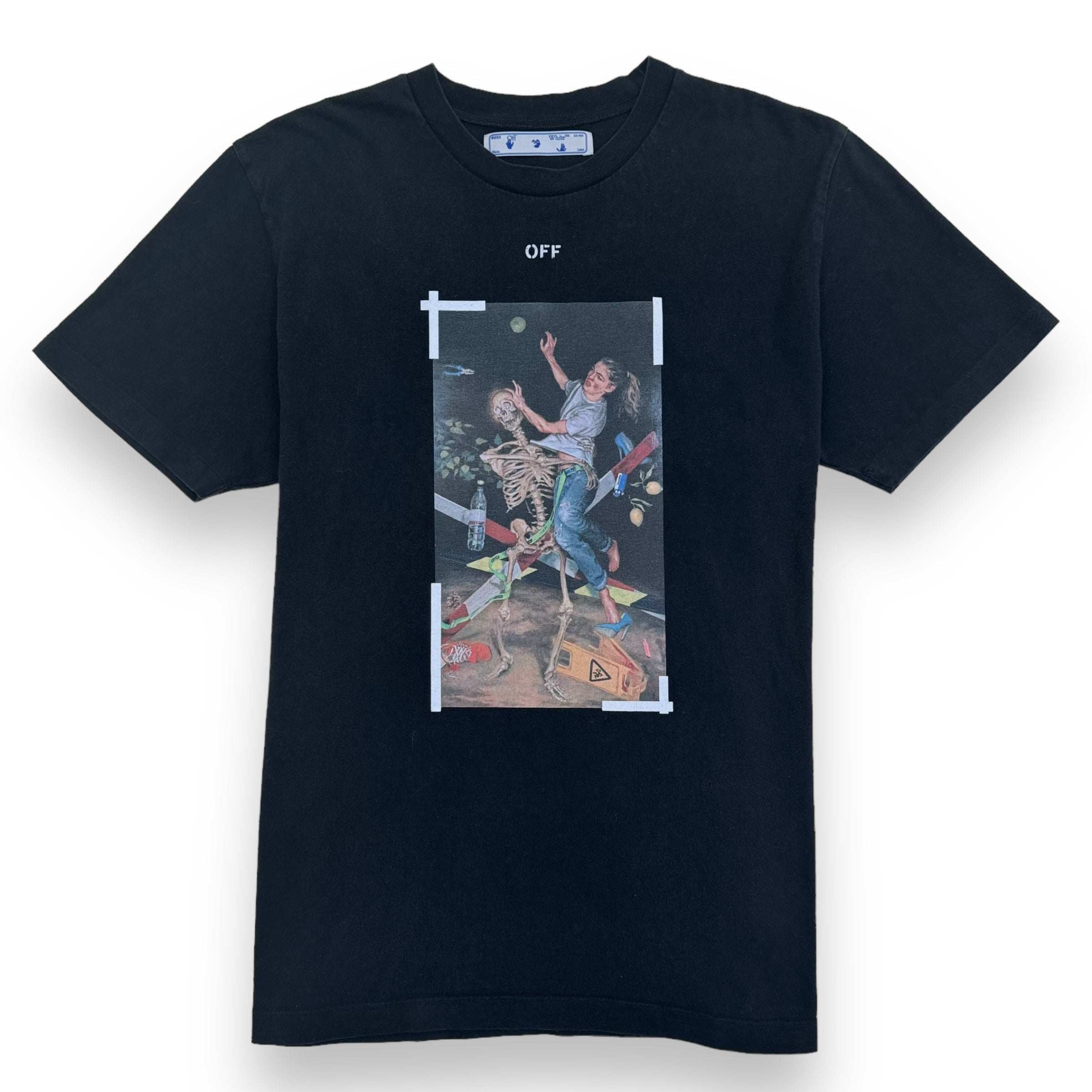 OFF-WHITE T-SHIRT BLACK XL