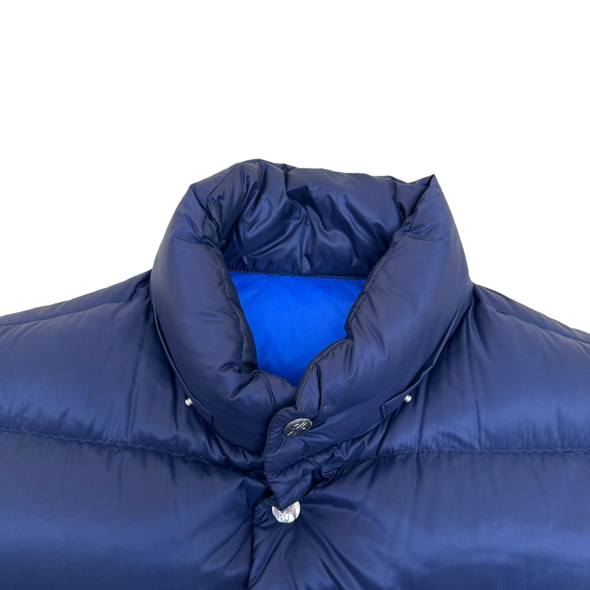 MONCLER BILLECART GILET PUFFER JACKET NAVY BLUE L
