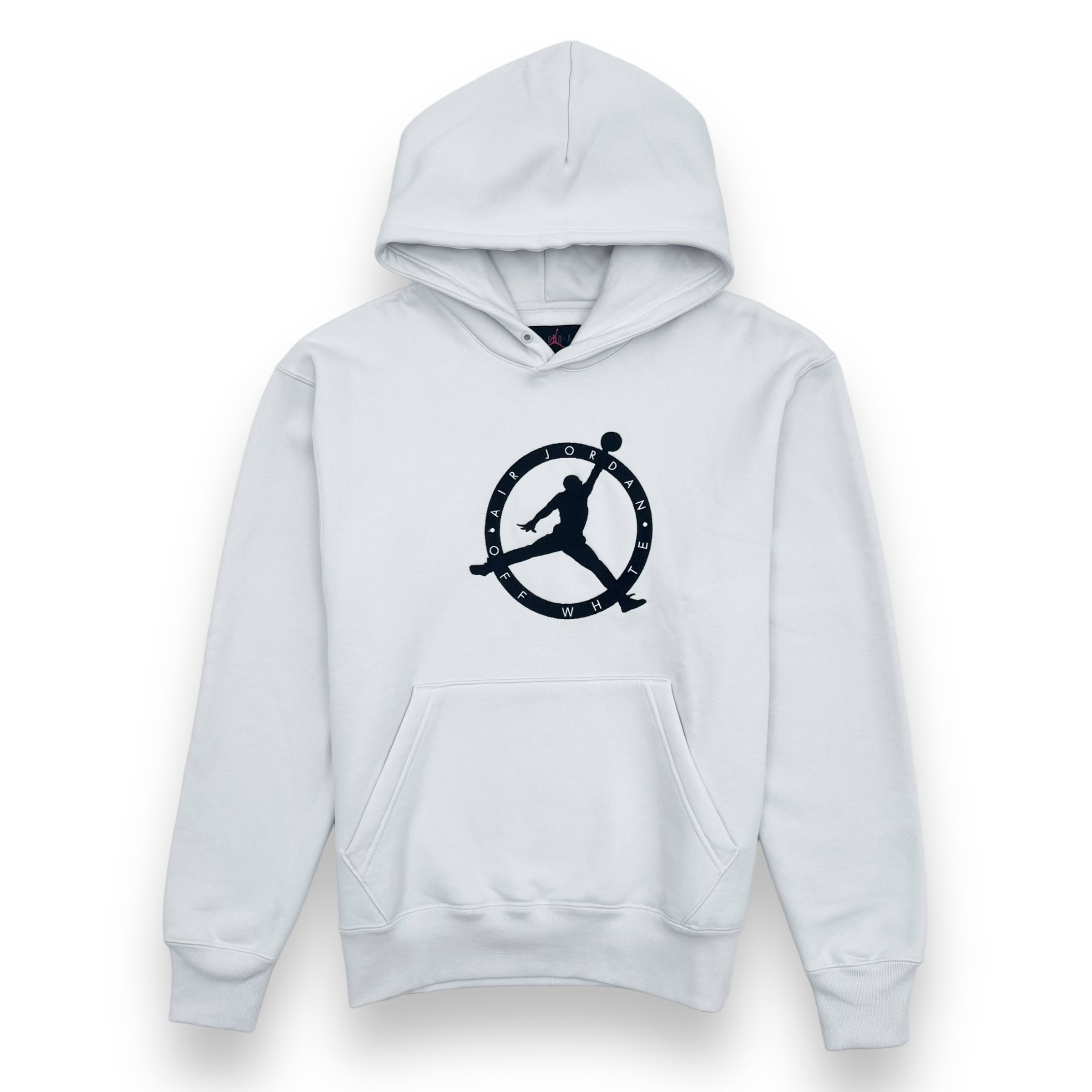 OFF-WHITE X JORDAN HOODIE WHITE / BLACK M