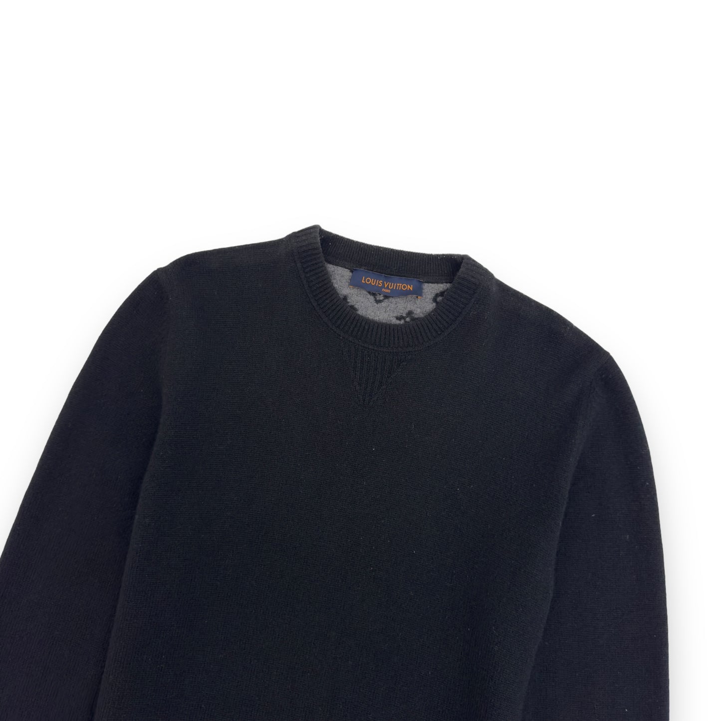 LOUIS VUITTON CASHMERE SWEATER BLACK L