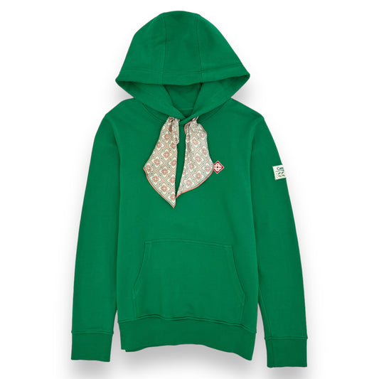 CASABLANCA SCARF HOODIE GREEN M